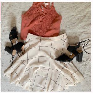 Club Monaco Windowpane Print (SILK)